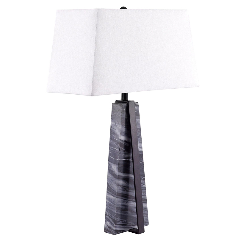 Дизайнерская настольная лампа MARTANA LAMP Белый Черный Серый Дизайнерская настольная лампа MARTANA LAMP Белый Черный Серый в Челябинске | Loft Concept