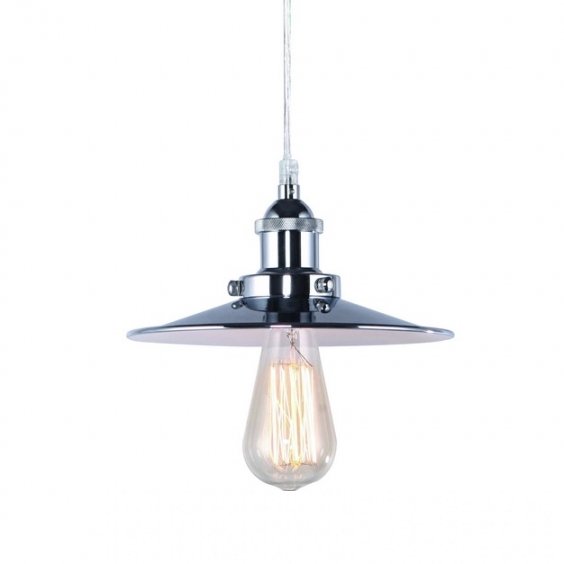 Подвесной светильник 20TH C. Factory Filament Metal Single Pendant Хром Подвесной светильник 20TH C. Factory Filament Metal Single Pendant Хром в Челябинске | Loft Concept