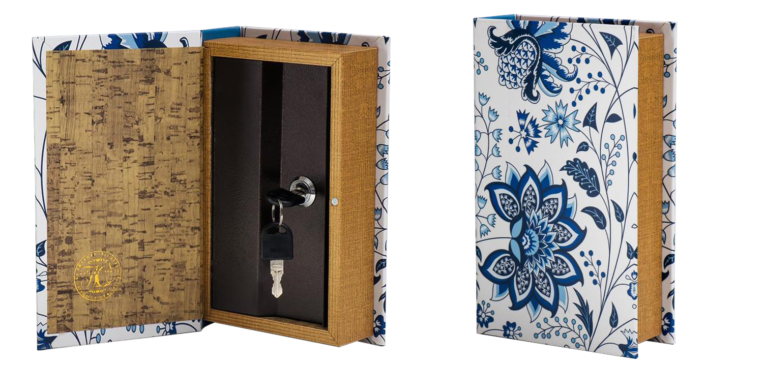 Шкатулка-книга с сейфом Fabulous Flowers Book Box - фото