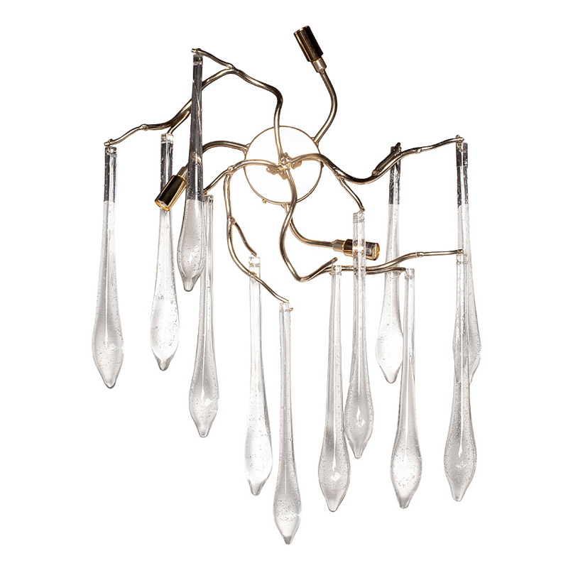 Бра Droplet Branches Champagne Wall Lamp Золотой Шампань Бра Droplet Branches Champagne Wall Lamp Золотой Шампань в Челябинске | Loft Concept