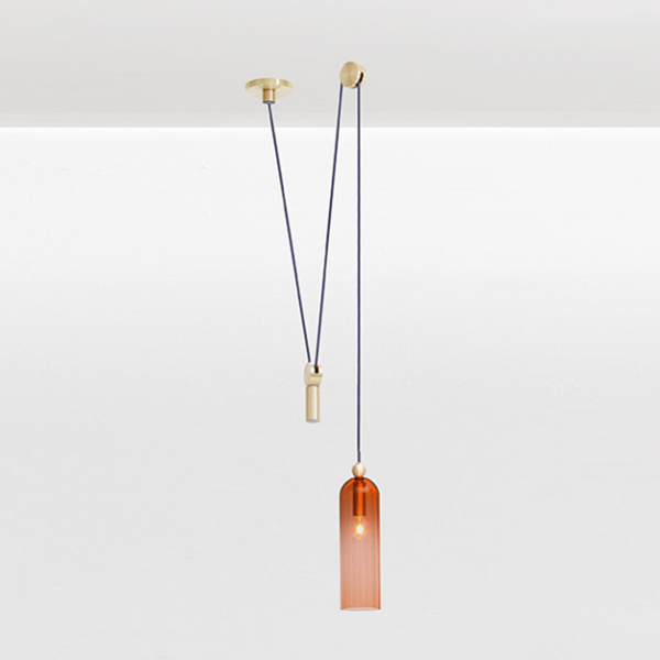 Подвесной светильник Shape up Pendant Pulledout Латунь Подвесной светильник Shape up Pendant Pulledout Латунь в Челябинске | Loft Concept