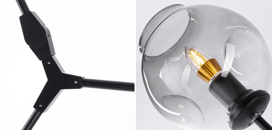 Торшер Сrumpled Glass Bubble Торшер Сrumpled Glass Bubble - Loft-Concept в Челябинске