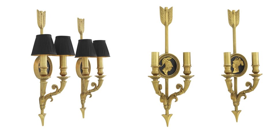 Комплект из 2-х бра Eichholtz Wall Lamp Tiberius Комплект из 2-х бра Eichholtz Wall Lamp Tiberius - Loft-Concept в Челябинске