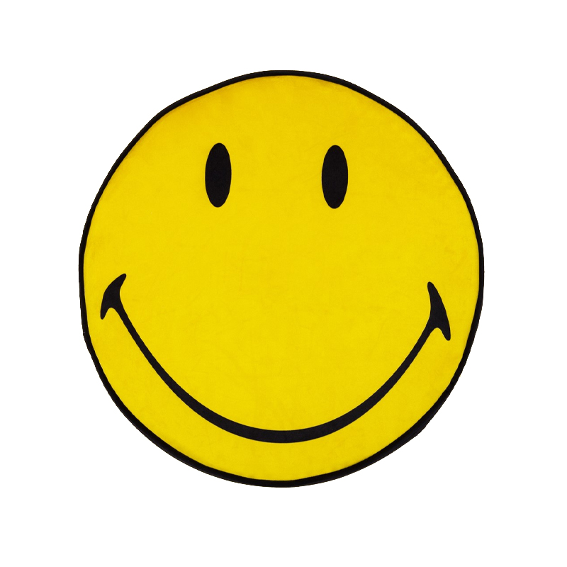 Подушка Seletti Classic Smiley Желтый Черный Подушка Seletti Classic Smiley Желтый Черный в Челябинске | Loft Concept