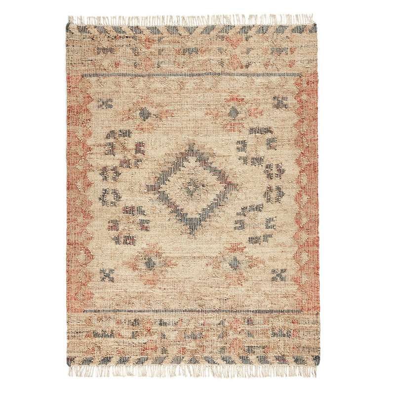 Ковер Carpet with Ornaments & Fringe Мульти Ковер Carpet with Ornaments & Fringe Мульти в Челябинске | Loft Concept