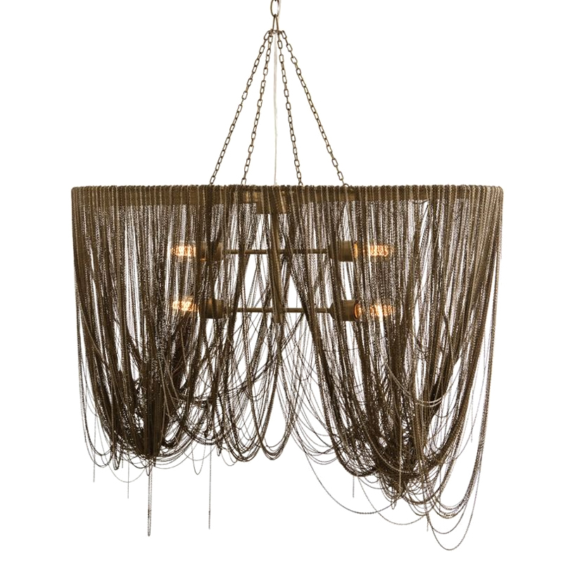 Люстра Arteriors LAYLA PENDANT Золотой Серебряный Люстра Arteriors LAYLA PENDANT Золотой Серебряный в Челябинске | Loft Concept