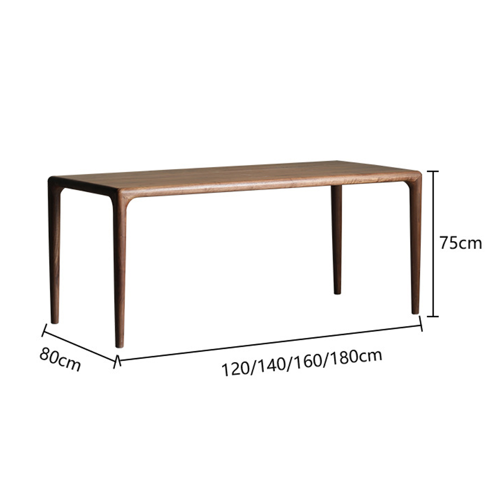 Стол обеденный деревянный с прямоугольной столешницей Walnut Wood Table Стол обеденный деревянный с прямоугольной столешницей Walnut Wood Table в Челябинске