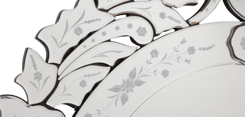 Зеркало Silver Plate Venetian Mirror Зеркало Silver Plate Venetian Mirror - Loft-Concept в Челябинске