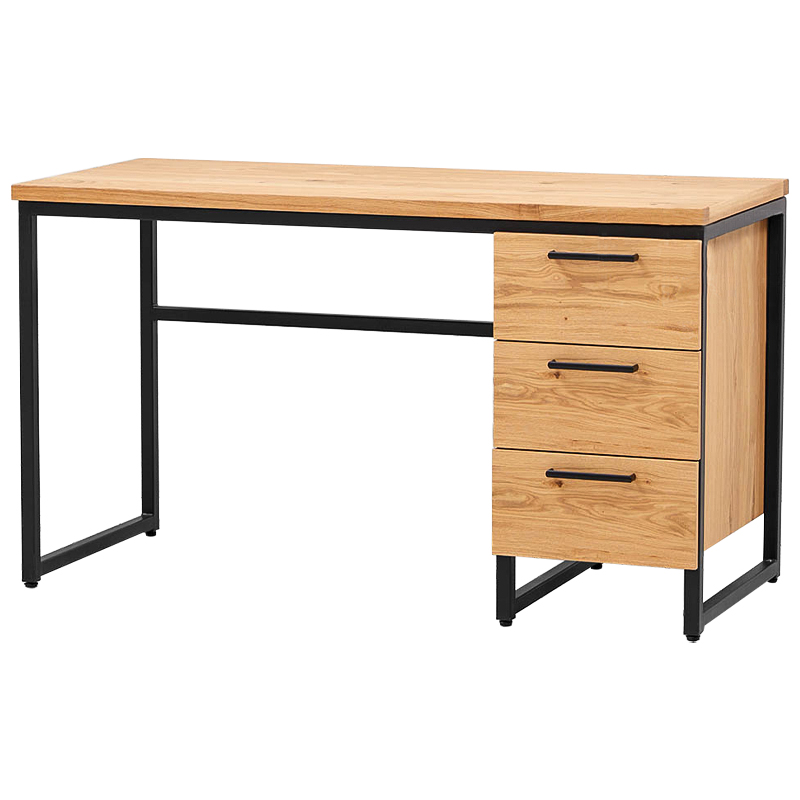 Рабочий стол Curtis Loft Desk Древесина Черный Рабочий стол Curtis Loft Desk Древесина Черный в Челябинске | Loft Concept