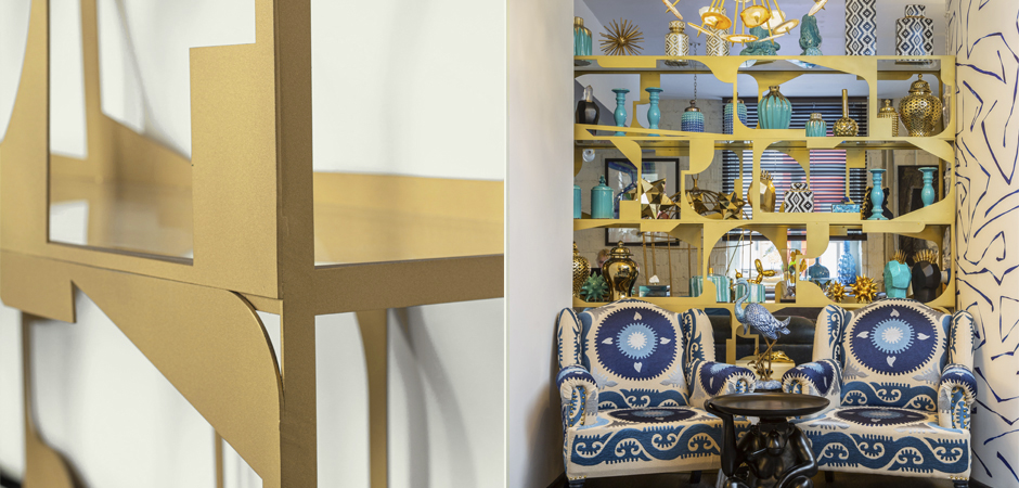 Стеллаж Golden Kaleidoscope Стеллаж Golden Kaleidoscope - Loft-Concept в Челябинске
