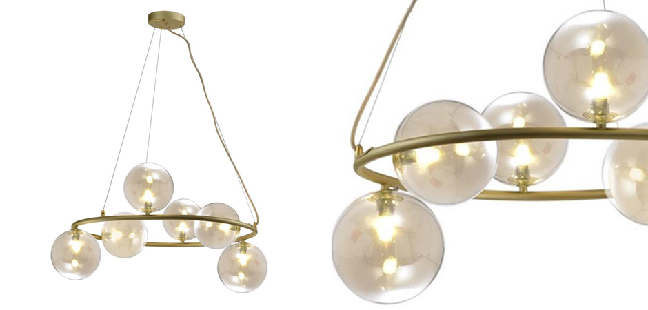 Люстра Bubble Glass Матовое золото Люстра Bubble Glass Матовое золото - Loft-Concept в Челябинске