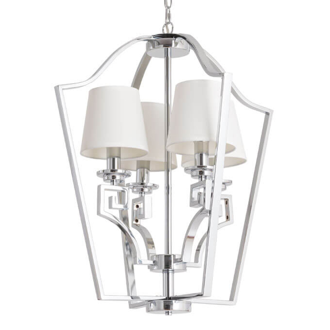 Люстра Lantern Presidential Chromium Хром Белый Люстра Lantern Presidential Chromium Хром Белый в Челябинске | Loft Concept