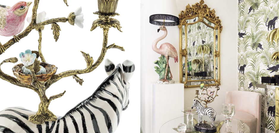 Подсвечник CANDLEHOLDER ATLANTA ZEBER Подсвечник CANDLEHOLDER ATLANTA ZEBER - Loft-Concept в Челябинске