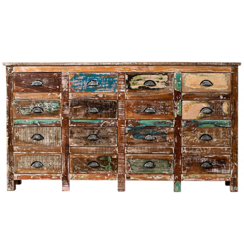 Комод под старину 16 ящиков в стиле Лофт Antique Wood 16 boxes Мульти Комод под старину 16 ящиков в стиле Лофт Antique Wood 16 boxes Мульти в Челябинске | Loft Concept