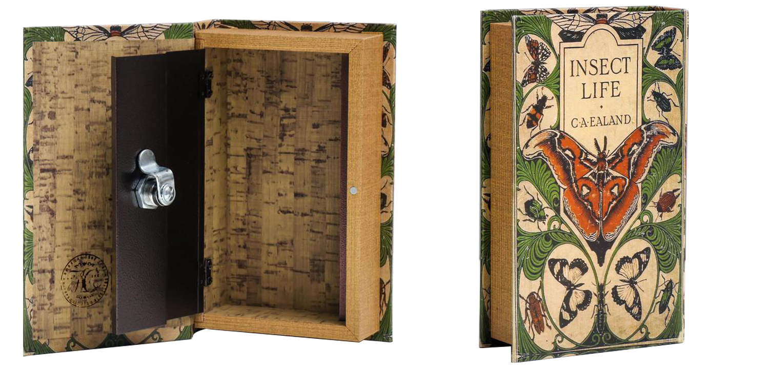 Шкатулка-книга с сейфом Insect Life Book Box - фото