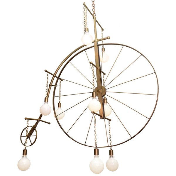 Люстра Large Bicycle Chandelier Люстра Large Bicycle Chandelier в Челябинске | Loft Concept
