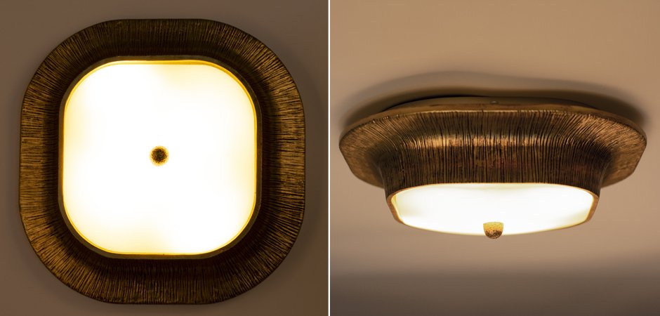 Потолочный светильник Utopia Round Sconce Gold Потолочный светильник Utopia Round Sconce Gold - Loft-Concept в Челябинске