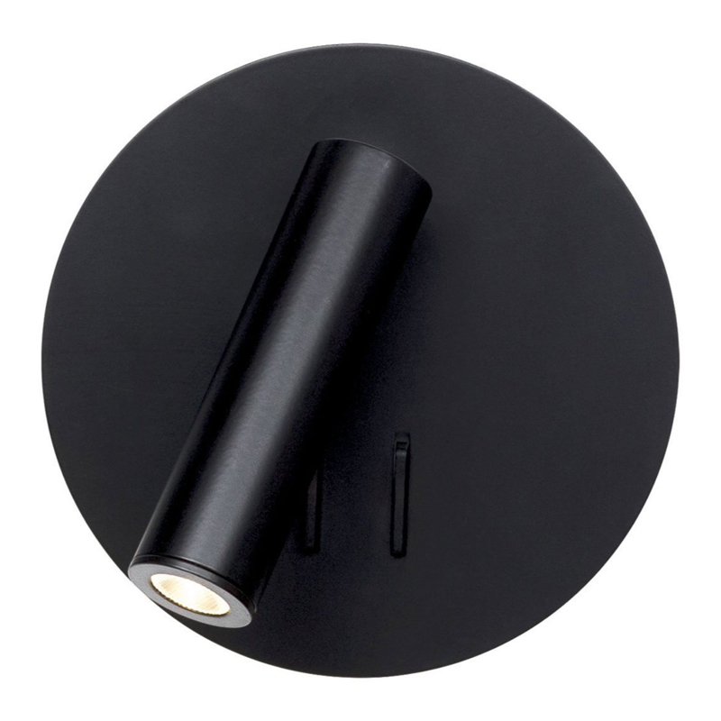 Настенный спот Black Circle Spot Wall Lamp Черный Настенный спот Black Circle Spot Wall Lamp Черный в Челябинске | Loft Concept