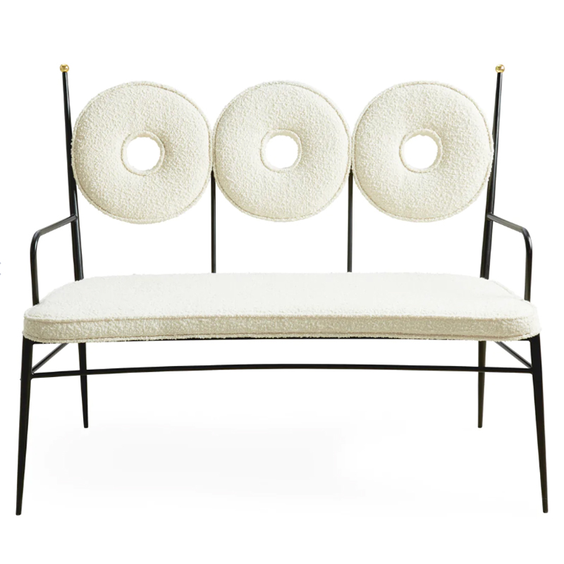 Банкетка Rondo Bench ivory ( слоновая кость ) Банкетка Rondo Bench ivory ( слоновая кость ) в Челябинске | Loft Concept
