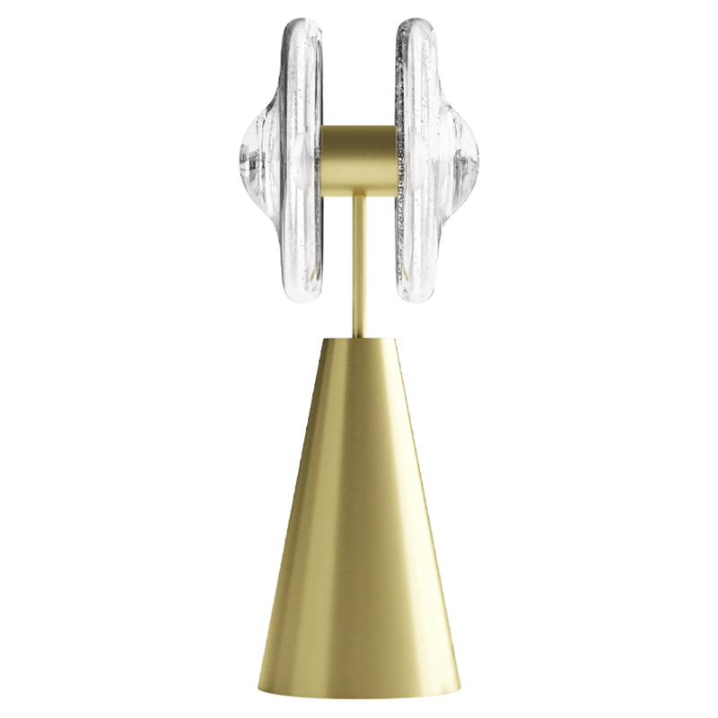 Настольная лампа Balance brass Латунь Прозрачный Настольная лампа Balance brass Латунь Прозрачный в Челябинске | Loft Concept