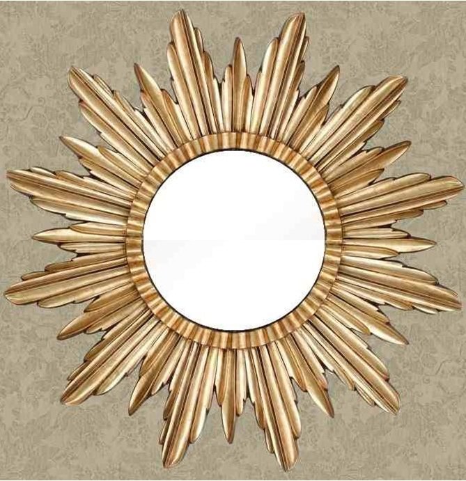 Зеркало Antiques sun Серебряный Золотой в Челябинске | Loft Concept 