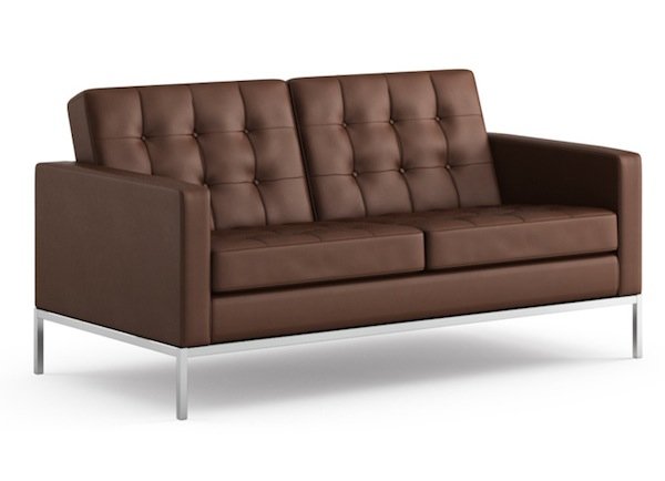 Диван Florence Knoll Settee Темно-синий Серый Оранжевый Черный Белый Зеленый Коричневый Красный Диван Florence Knoll Settee Темно-синий Серый Оранжевый Черный Белый Зеленый Коричневый Красный в Челябинске | Loft Concept
