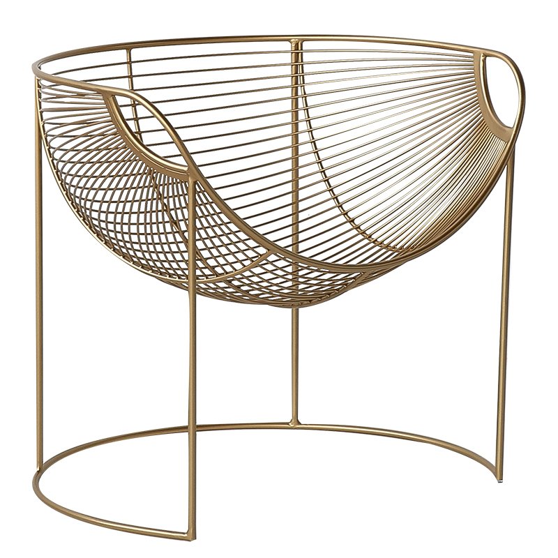 Стул Rods sphere gold матовое золото Стул Rods sphere gold матовое золото в Челябинске | Loft Concept