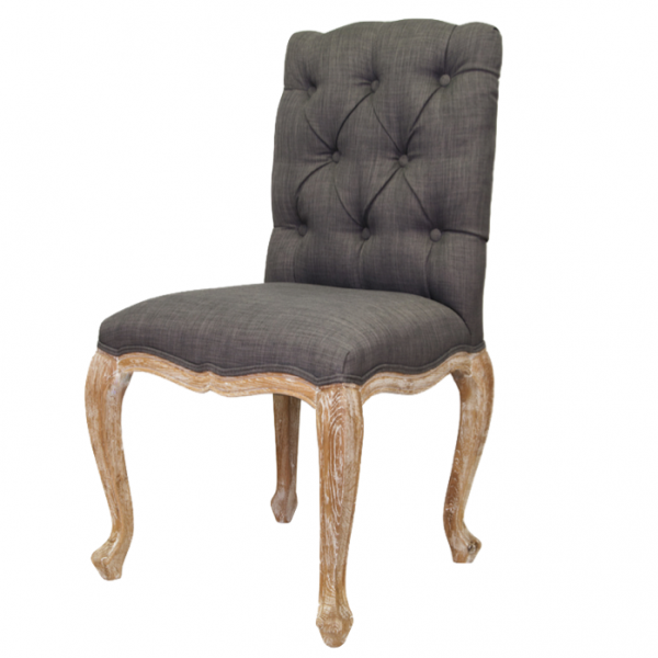 Стул French chairs Provence Norman Grey Chair Серый Бежевый Стул French chairs Provence Norman Grey Chair Серый Бежевый в Челябинске | Loft Concept