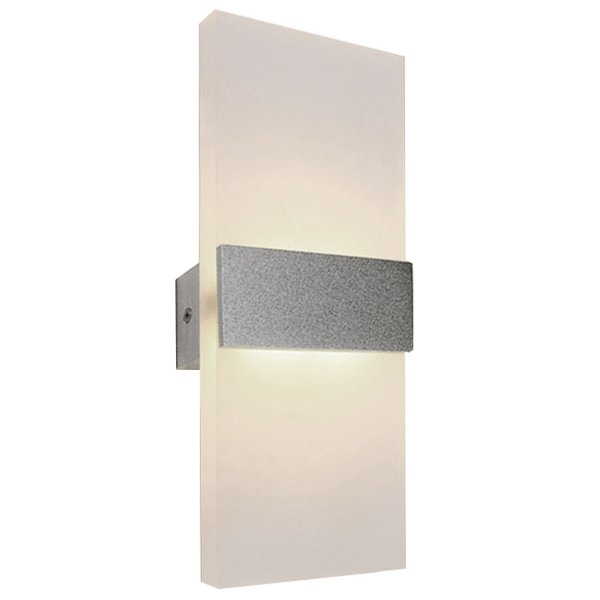 Бра Road Wall Light Silver Серебряный Прозрачный белый Бра Road Wall Light Silver Серебряный Прозрачный белый в Челябинске | Loft Concept