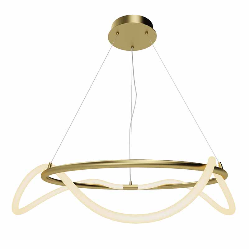 Люстра Luke Lampco Tracer Chandelier Gold 60 Белый матовое золото Люстра Luke Lampco Tracer Chandelier Gold 60 Белый матовое золото в Челябинске | Loft Concept