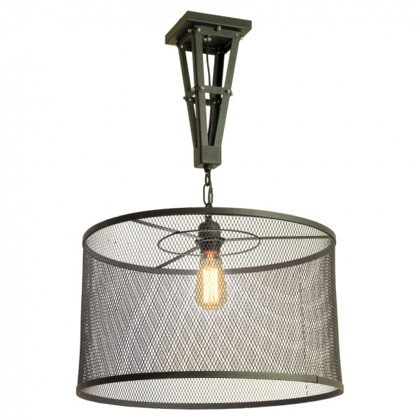 Подвесной светильник Radial Cage Pendant Черный Подвесной светильник Radial Cage Pendant Черный в Челябинске | Loft Concept