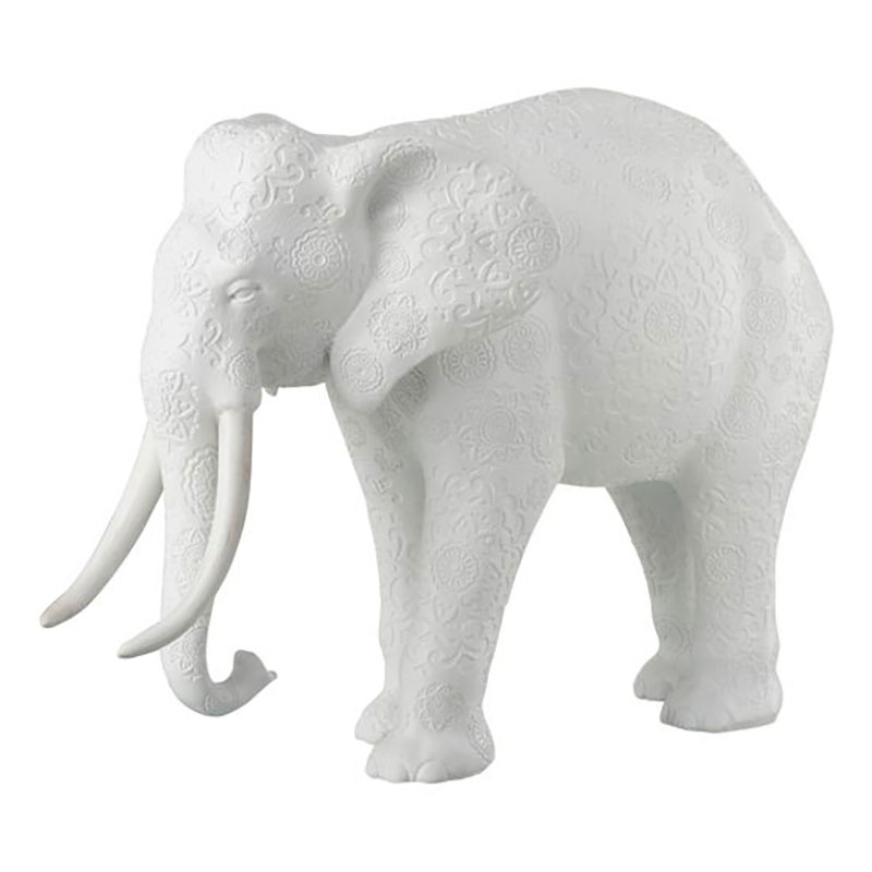 Статуэтка декоративная белый слон White Elephant Белый Статуэтка декоративная белый слон White Elephant Белый в Челябинске | Loft Concept