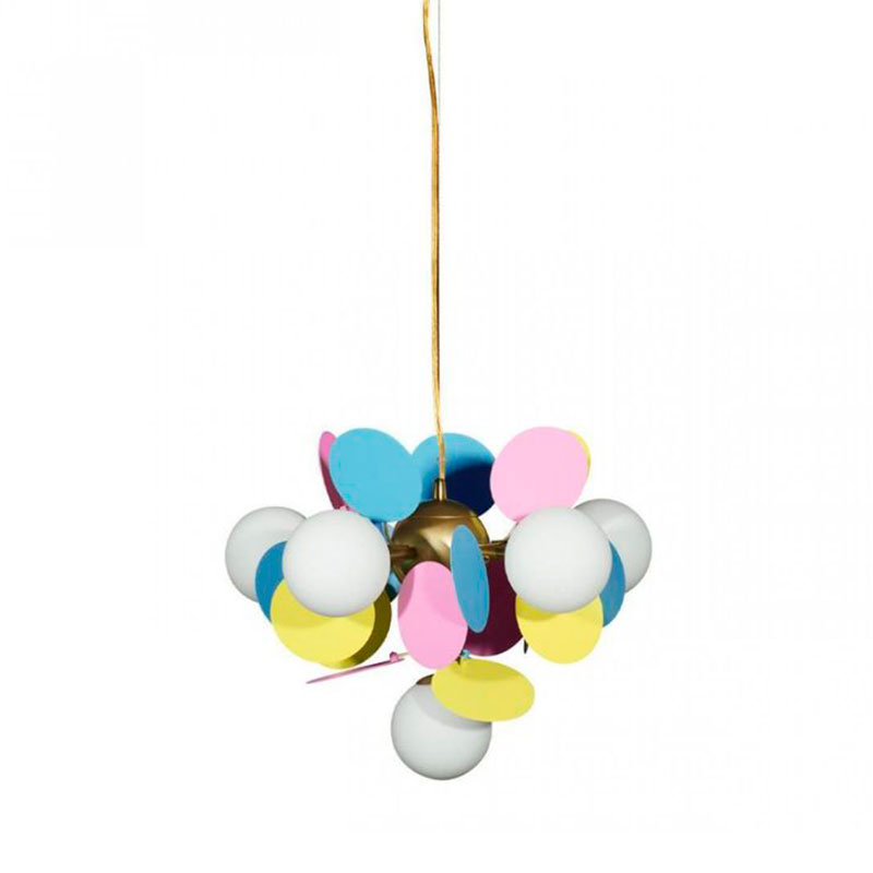 Люстра MATISSE Chandelier multicolor 6 ламп Мульти Золотой Люстра MATISSE Chandelier multicolor 6 ламп Мульти Золотой в Челябинске | Loft Concept