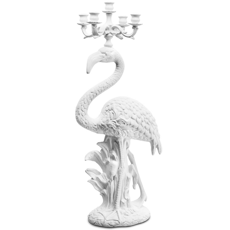 Подсвечник Candleholder Flamingo Bisc. White Белый Подсвечник Candleholder Flamingo Bisc. White Белый в Челябинске | Loft Concept