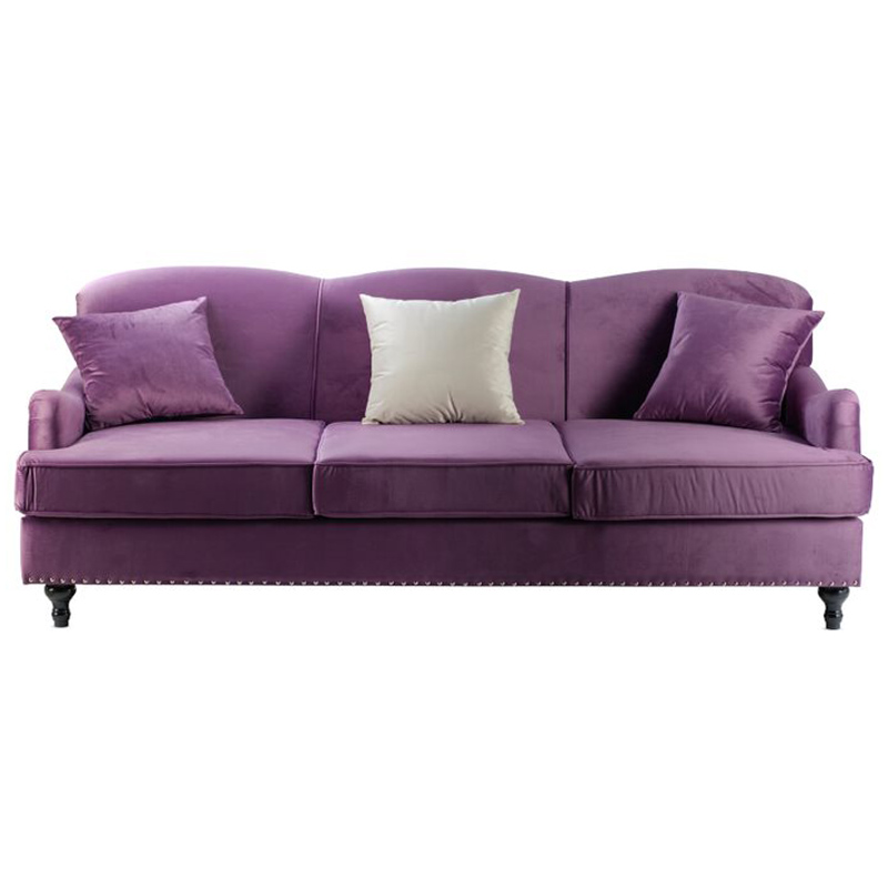 Диван Osbert Sofa Пурпурно-фиолетовый Диван Osbert Sofa Пурпурно-фиолетовый в Челябинске | Loft Concept