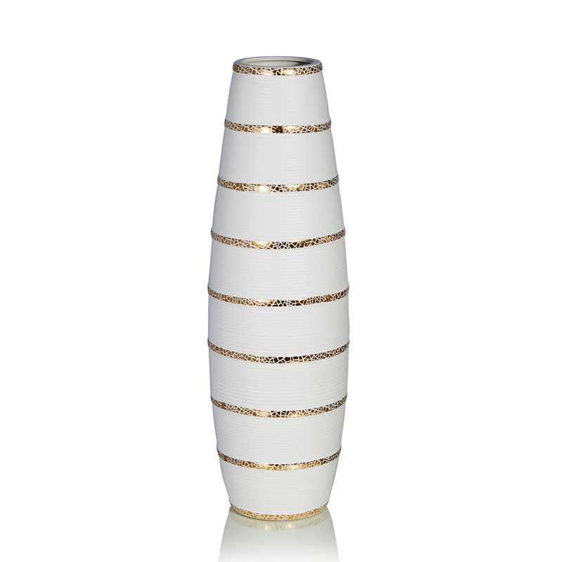 Ваза Vase Beehive white Белый Золотой Ваза Vase Beehive white Белый Золотой в Челябинске | Loft Concept
