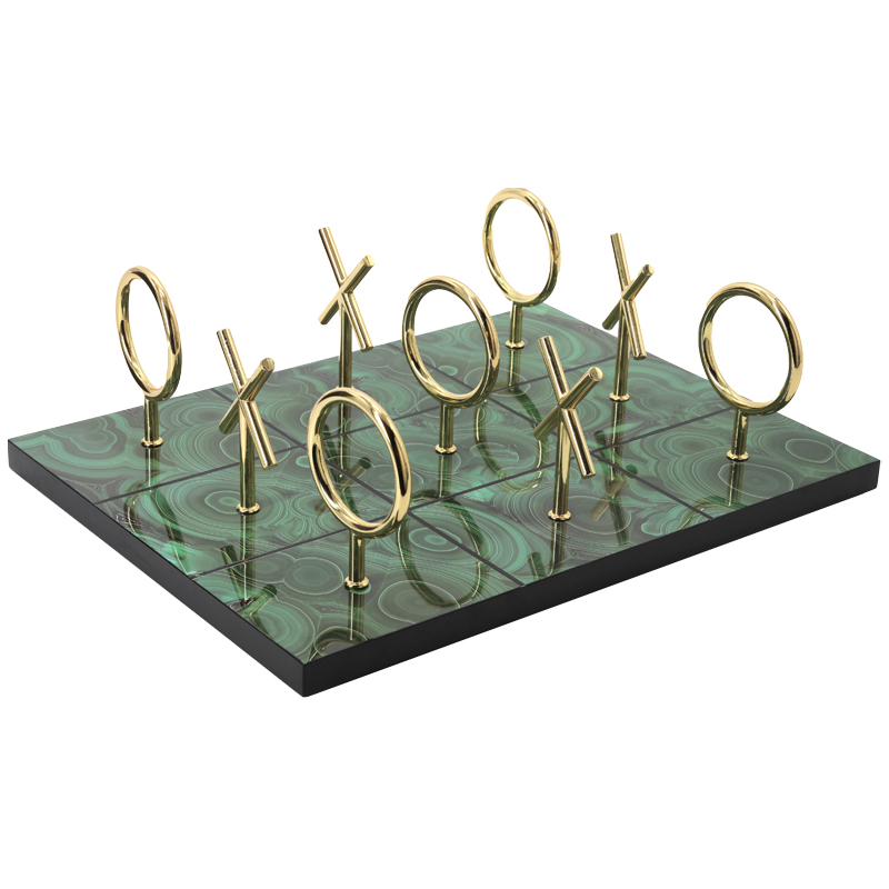 Игра Tic-tac-toe Malachite Малахит Игра Tic-tac-toe Malachite Малахит в Челябинске | Loft Concept