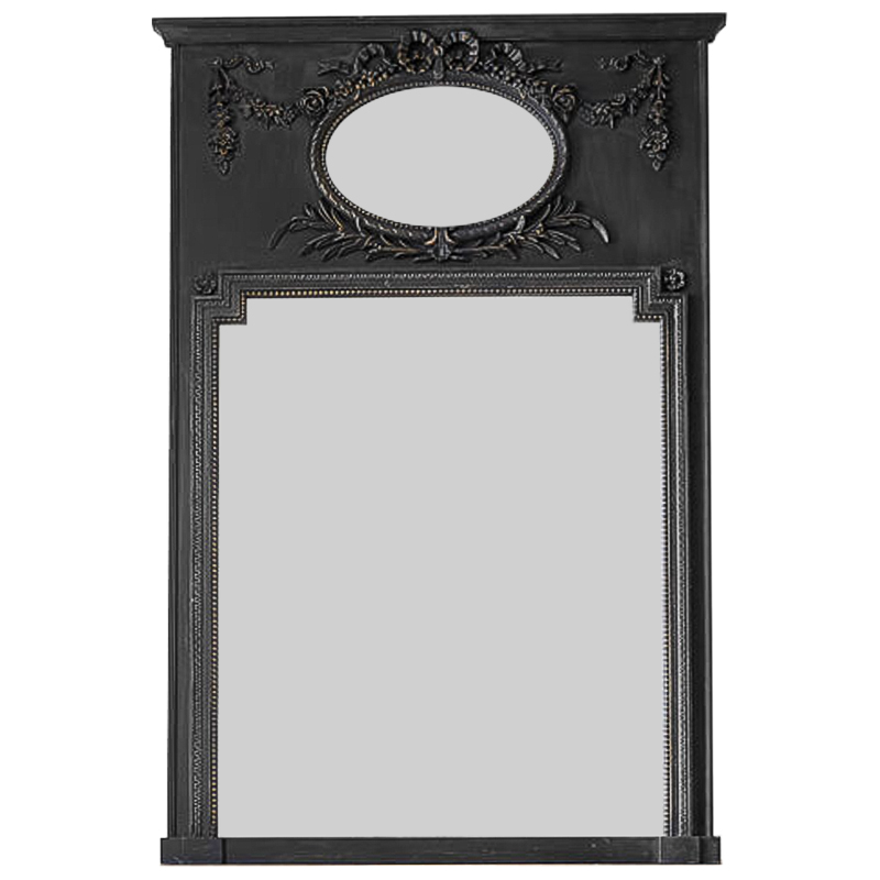 Зеркало Hendrica Mirror Black Винтажный черный в Челябинске | Loft Concept 