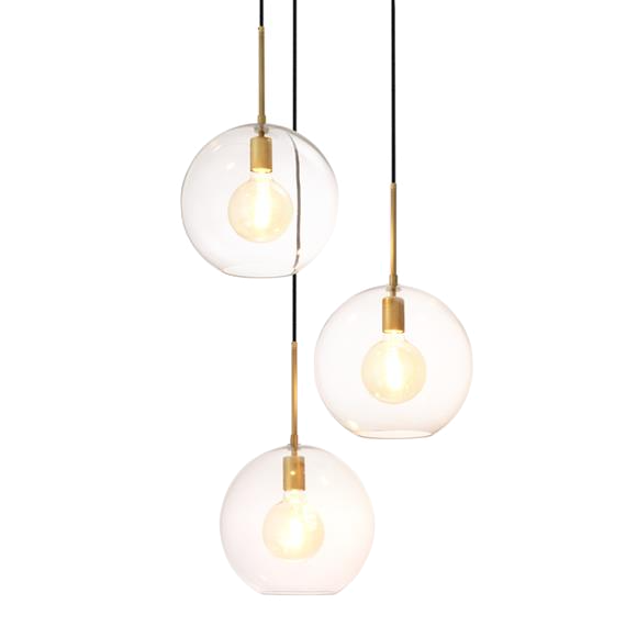 Люстра Chandelier Tango 3 light Латунь Античная полированная Темная бронза Прозрачное Стекло Люстра Chandelier Tango 3 light Латунь Античная полированная Темная бронза Прозрачное Стекло в Челябинске | Loft Concept