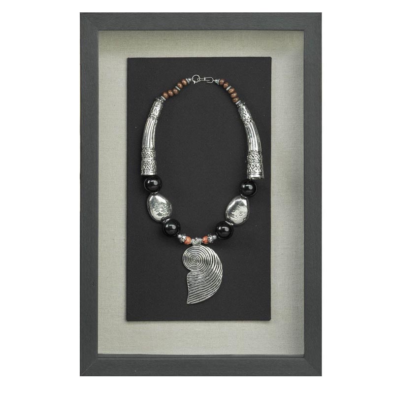 Панно Necklace Wall Accessory I Черный Серебряный Панно Necklace Wall Accessory I Черный Серебряный в Челябинске | Loft Concept