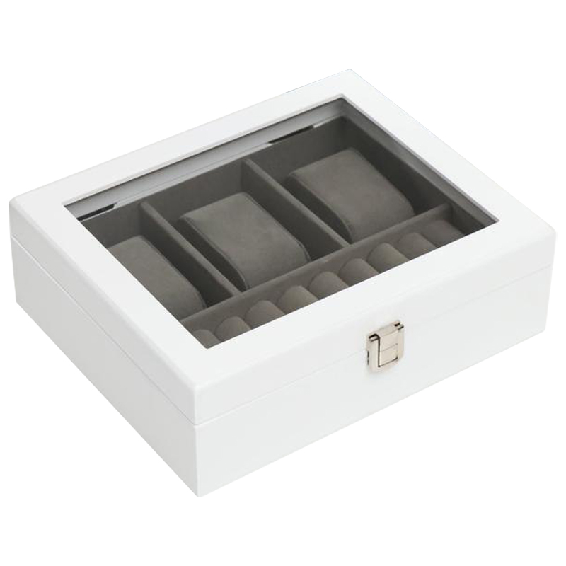 Шкатулка для часов Arianwen Watch Box Белый Серый в Челябинске | Loft Concept 