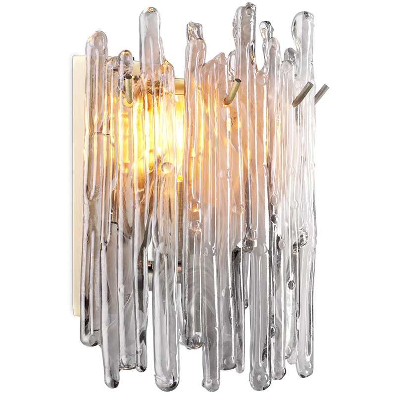 Бра Eichholtz Wall Lamp Saint Roch Single Латунь Прозрачное Стекло Серый Бра Eichholtz Wall Lamp Saint Roch Single Латунь Прозрачное Стекло Серый в Челябинске | Loft Concept