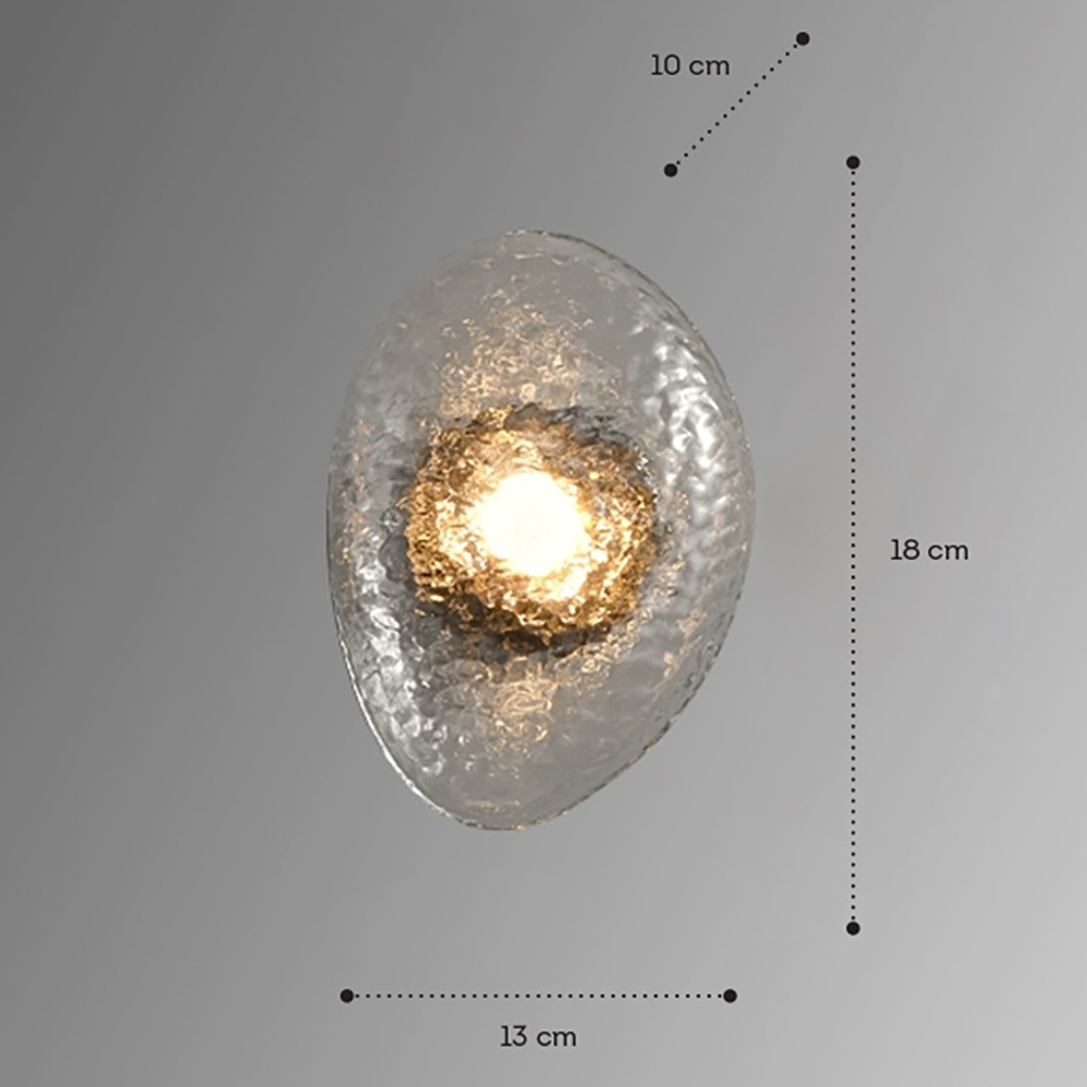 Бра LINDIS FROST LONG WALL 1 лампа Прозрачное стекло в Челябинске
