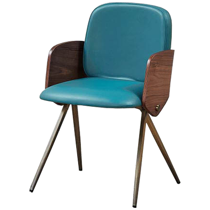 Стул Fionan Stool Коричневый Бронза Бирюзовый Стул Fionan Stool Коричневый Бронза Бирюзовый в Челябинске | Loft Concept