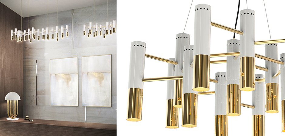 Люстра IKE Delightfull Gold & White Люстра IKE Delightfull Gold & White - Loft-Concept в Челябинске