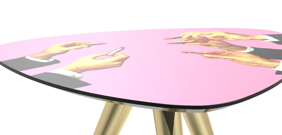 Журнальный стол Seletti Side Table Pink Lipsticks Журнальный стол Seletti Side Table Pink Lipsticks - Loft-Concept в Челябинске