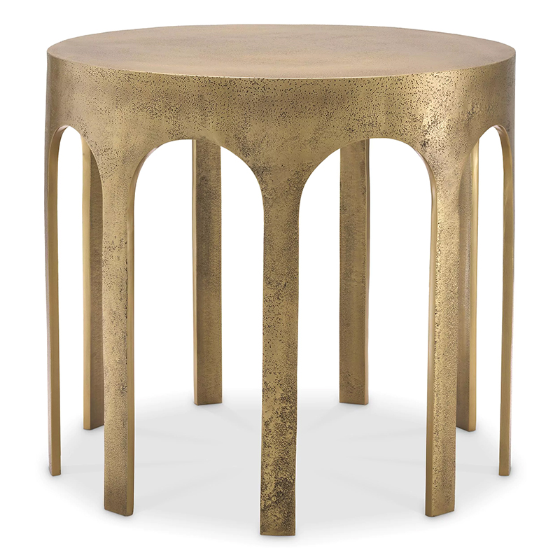 Приставной стол Eichholtz Side Table Gardini Латунь Приставной стол Eichholtz Side Table Gardini Латунь в Челябинске | Loft Concept