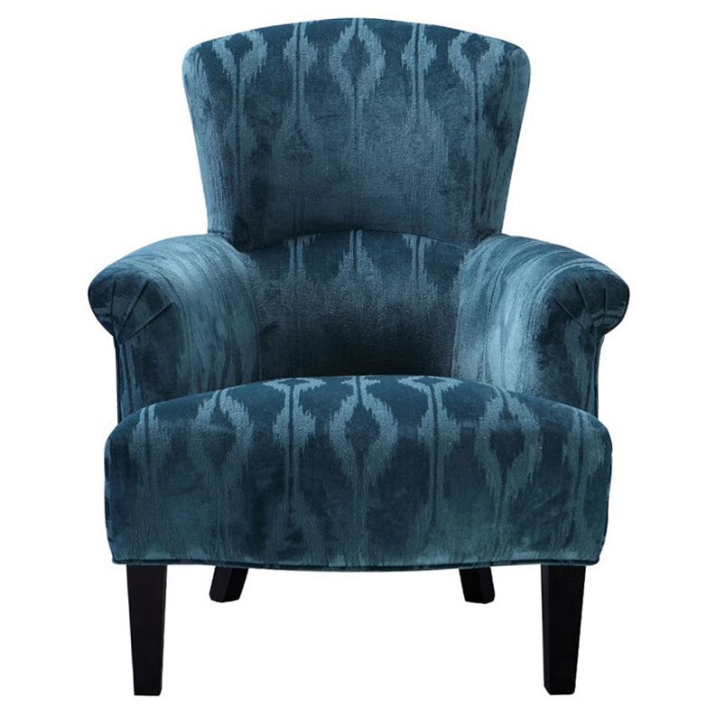 Кресло бархатное Lazure Chair Темно-синий Кресло бархатное Lazure Chair Темно-синий в Челябинске | Loft Concept