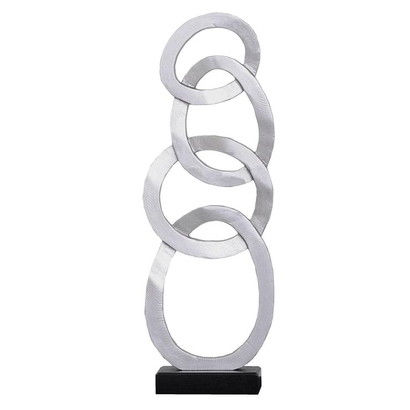 Статуэтка Anillos Statuette silver Серебряный Статуэтка Anillos Statuette silver Серебряный в Челябинске | Loft Concept