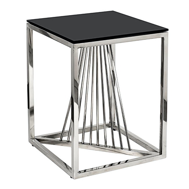 Стол Section Diagonal Stainless Steel 50 Нержавеющая сталь Глянцевый черный Стол Section Diagonal Stainless Steel 50 Нержавеющая сталь Глянцевый черный в Челябинске | Loft Concept